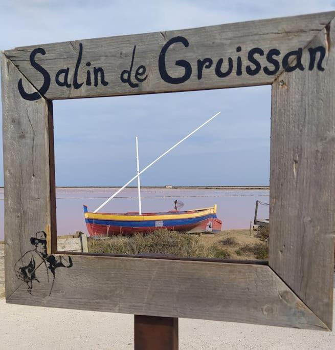 Joli Appartement Avec Grande Et Belle Terrasse, Au Pied De La Plage Du Grazel! Gruissan Exterior foto