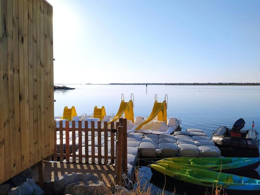 Joli Appartement Avec Grande Et Belle Terrasse, Au Pied De La Plage Du Grazel! Gruissan Exterior foto